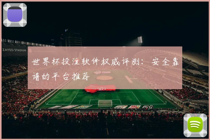 世界杯投注软件权威评测：安全靠谱的平台推荐